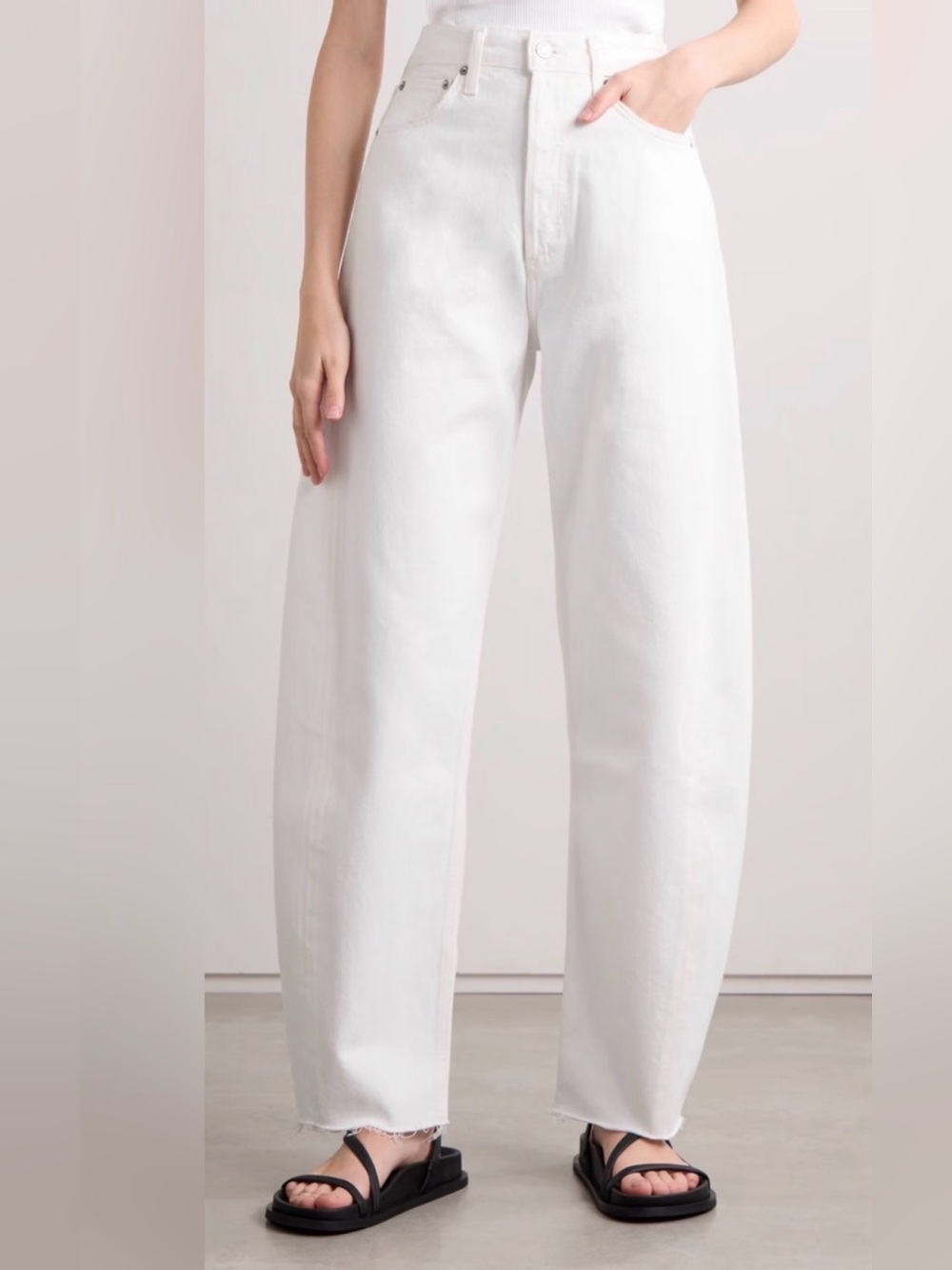 AGOLDE LUNA Barrel Jeans in Element size 26
